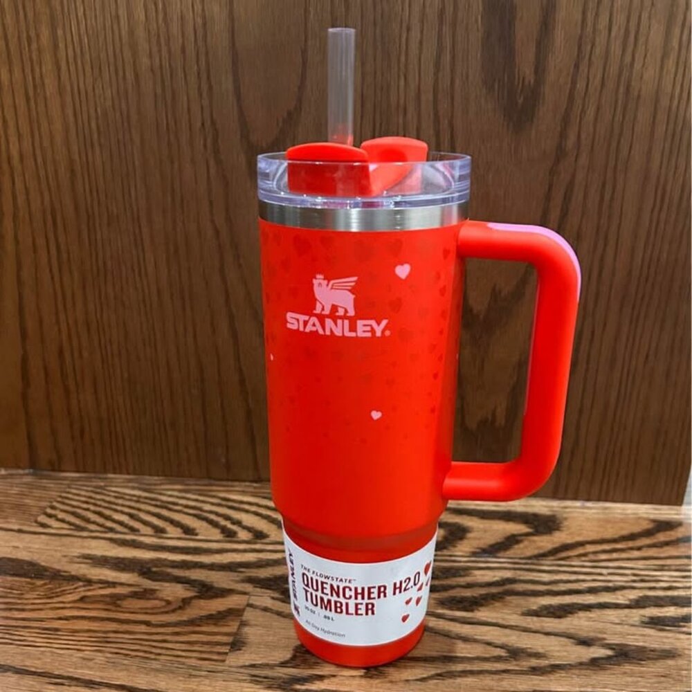 Stanley 30 oz Stainless Steel H2.0 Flowstate Quencher Tumbler - Valentine's Day